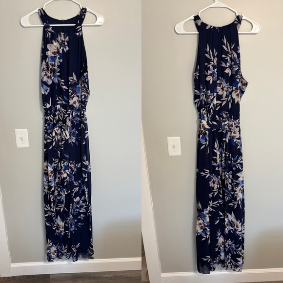 Bundle of Two Eliza J Green and Blue Floral Maxi Dress - Picture 4 of 11